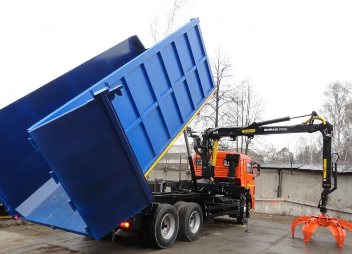 Вывоз мусора в Долгопрудном контейнерами 8 -27 куб