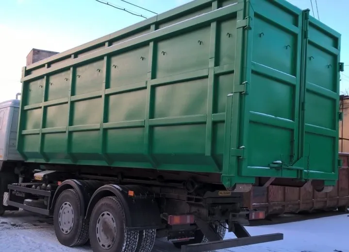 Вывоз мусора 27 кубов — контейнер 27 кубических метров